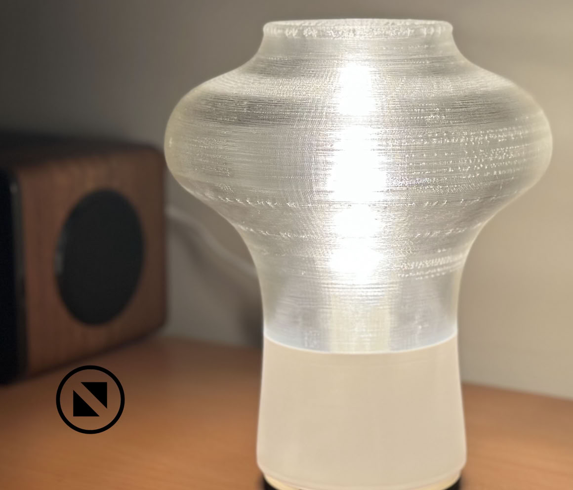 Stampato in PLA Cristal